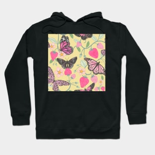 Strawberry butterflies Hoodie